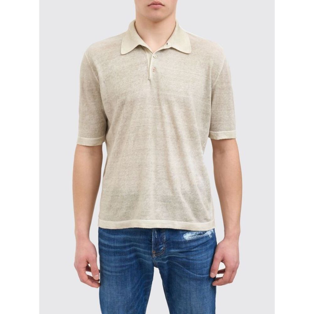 Avant Toi Men Linen And Cotton Polo Shirt Avant Toi